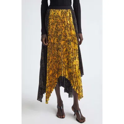 Proenza Schouler Paulina Pleated Georgette Midi Skirt