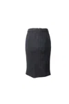 Proenza Schouler Pencil Skirt In Black Viscose In Black