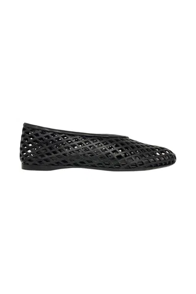 Proenza Schouler Perforated Ballerina Flat Shoes In Black