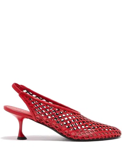 PROENZA SCHOULER PERFORATED SLINGBACK PUMPS