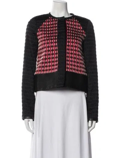 Pre-owned Proenza Schouler Plaid Print Evening Jacket In Multi