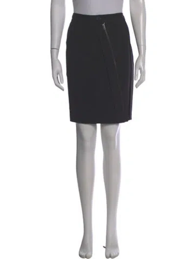 Pre-owned Proenza Schouler Pleated Accents Knee-length Skirt In Blue