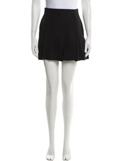 Pre-owned Proenza Schouler Pleated Accents Mini Skirt In Black
