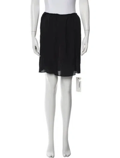 Pre-owned Proenza Schouler Pleated Accents Mini Skirt In Blue
