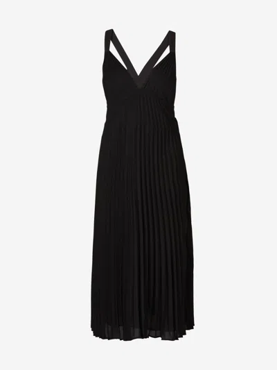 Proenza Schouler Broomstick Pleated Tank Dress In Black