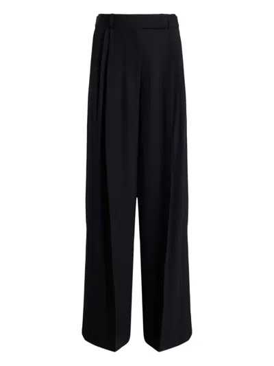Proenza Schouler Pleated Palazzo Pants In Black