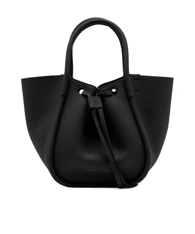 Proenza Schouler Small Ruched Tote Bag In White