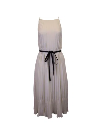 Pre-owned Proenza Schouler Pleated Sleeveless Midi Dress In Neutral