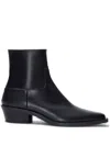 Proenza Schouler Pointed-toe Calf-leather Boots In Black