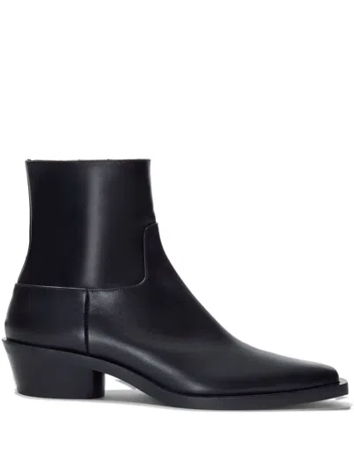 Proenza Schouler Pointed-toe Calf-leather Boots In Black
