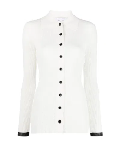 Proenza Schouler Pointy-necked Sweater In White