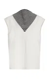 Proenza Schouler Prescott Crepe Knit Top In White