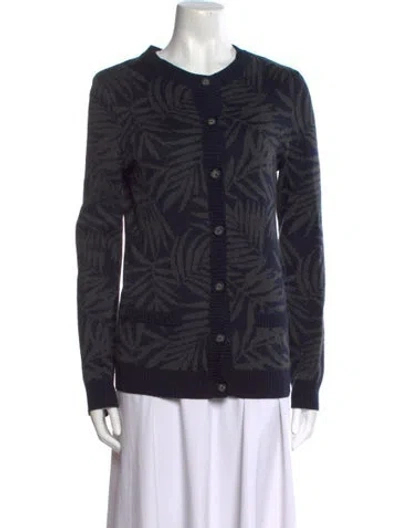 Pre-owned Proenza Schouler Printed Crew Neck Sweater In Multi