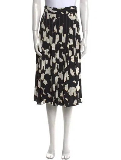 Pre-owned Proenza Schouler Printed Knee-length Skirt In Black