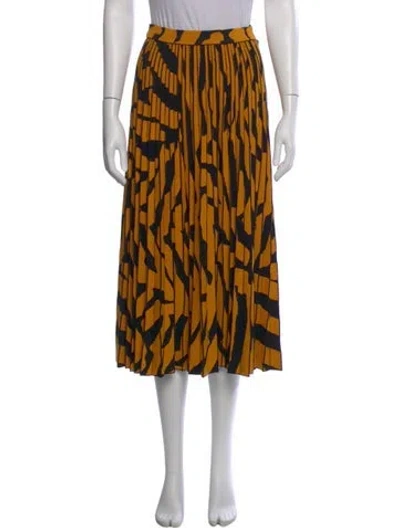 Pre-owned Proenza Schouler Printed Midi Length Skirt In Multi