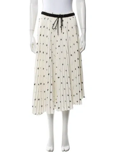 Pre-owned Proenza Schouler Printed Midi Length Skirt In Neutrals