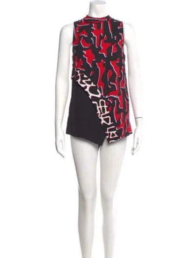 Pre-owned Proenza Schouler Printed Mini Dress In Multi