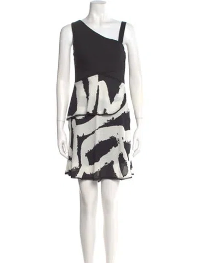 Pre-owned Proenza Schouler Printed Mini Dress In Multi