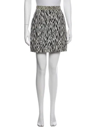 Pre-owned Proenza Schouler Printed Mini Skirt In Blue