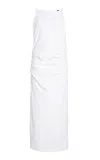 Proenza Schouler Priya Bi-stretch Cotton Maxi Dress In White