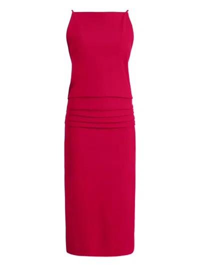 Proenza Schouler Priya Midi Dress In Red