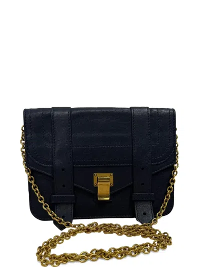 Pre-owned Proenza Schouler Ps1 Chain Shoulder Bag In Blue