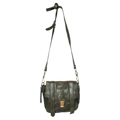 Pre-owned Proenza Schouler , Ps1 Knot Mini Bag In Green. The Item Is In Very Good Condition In Black
