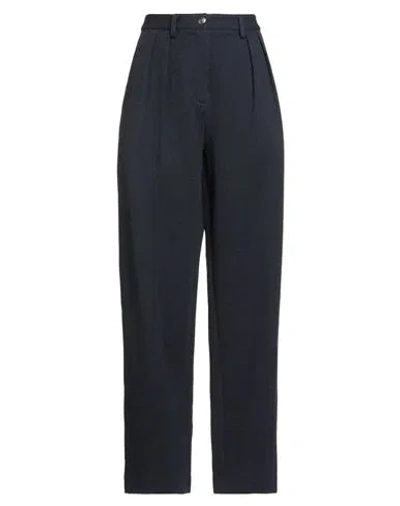 Proenza Schouler Pswl Woman Pants Navy Size 8 Cotton, Polyester, Elastane In Black