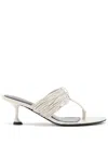 Proenza Schouler Puckered-detail Heeled Sandals In White