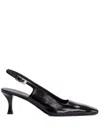 Proenza Schouler Slingback Leather Pumps In Black