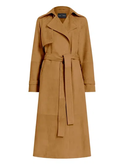 Proenza Schouler Ramona Coat In Brown