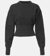 Proenza Schouler Randi Wool And Alpaca-blend Sweater In Gray