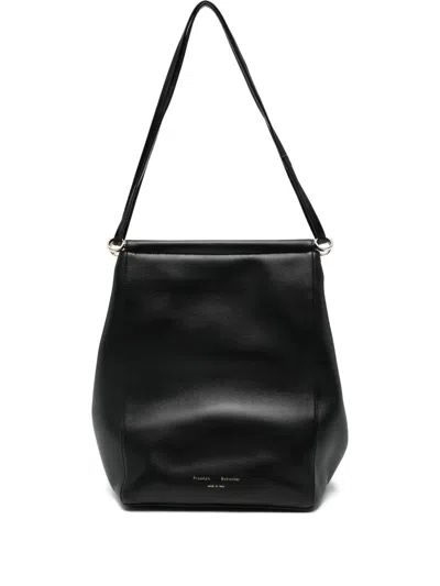 Proenza Schouler Reade Leather Shoulder Bag In Black