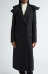 Proenza Schouler Reed Coat In Charcoal Melange