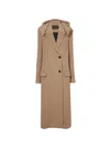 Proenza Schouler Reed Hooded Brushed Melange Wool Coat