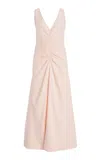 Proenza Schouler Remi Eco Stretch Linen Dress In Light Pink