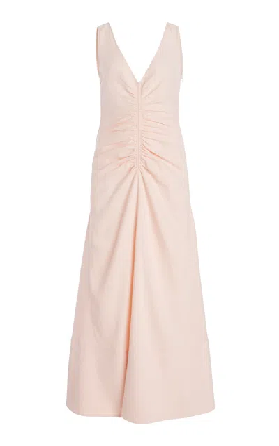 Proenza Schouler Remi Eco Stretch Linen Dress In Light Pink
