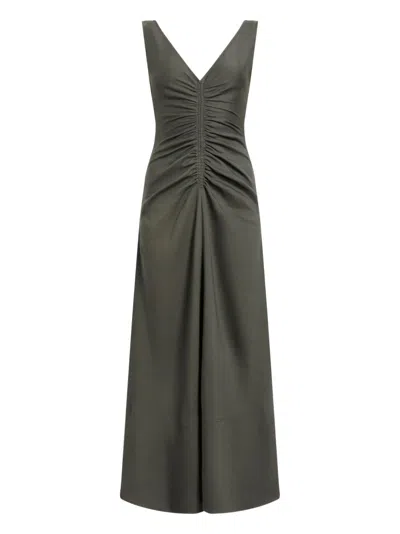 Proenza Schouler Remi Maxi Dress In Green