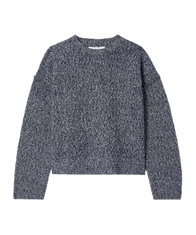 Proenza Schouler Remy Crew Neck Blended Sweater In Multi