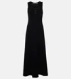 Proenza Schouler Rey Cotton-blend Jersey Maxi Dress In Black