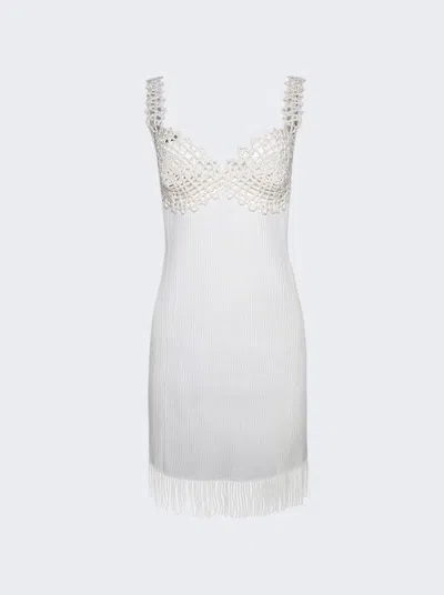 Proenza Schouler Fringe-trimmed Minidress In White