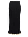 Proenza Schouler Ribbed Skirt Skirts Black In 黑色的