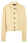 Proenza Schouler Rocia Cashmere Crop Cardigan In Neutral