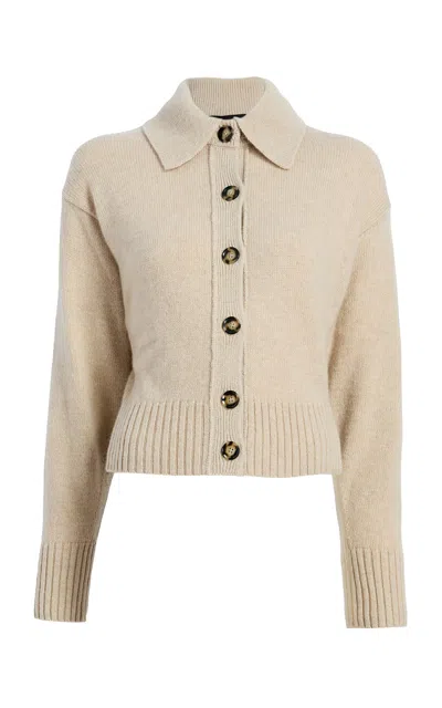 Proenza Schouler Rocio Cashmere Cardigan In Neutral