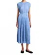 Proenza Schouler Rosalyn Midi Skirt In Pool In Blue
