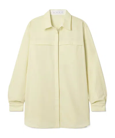 Proenza Schouler Rose Wool Blend Shirt In Yellow