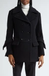 Proenza Schouler Rowen Coat In Eco Double Face Wool In Black
