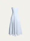 Proenza Schouler Ruby Sleeveless Maxi Dress In Sky Blue