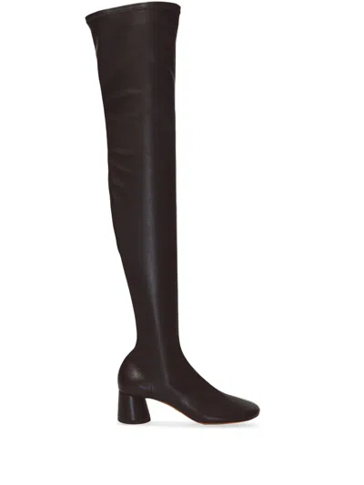 Proenza Schouler Ruched Over-the-knee Boots In Black