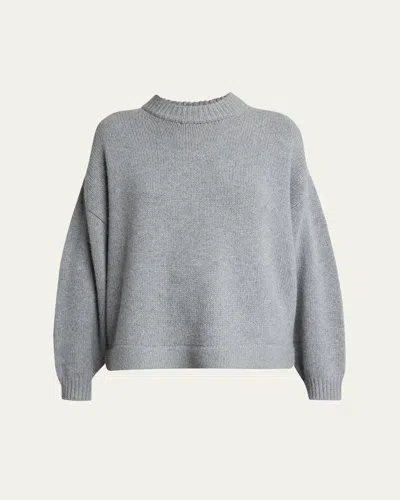 Proenza Schouler Ruthi Cashmere Crewneck Sweater In Gray